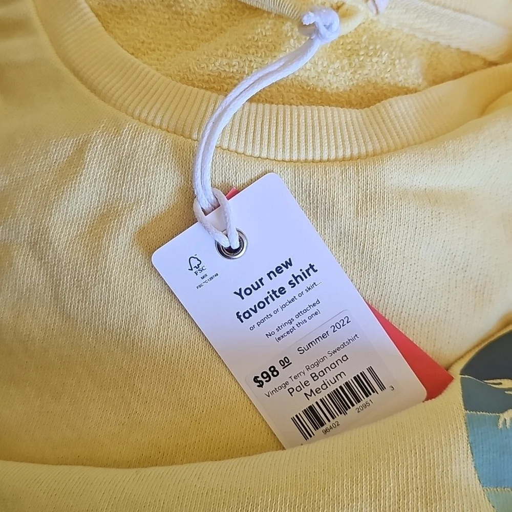 Marine Layer Men's Sweatshirt Terry Graphic Large - Picture 7 of 9